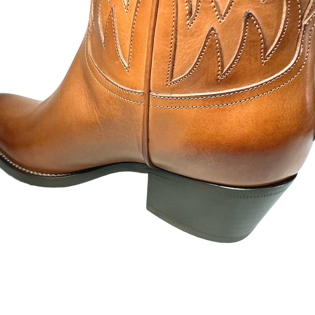 SARTORE(サルトル)の【新品】サルトル ロングブーツ 36 23cm ブラウン系 ウエスタン レディースの靴/シューズ(ブーツ)の商品写真