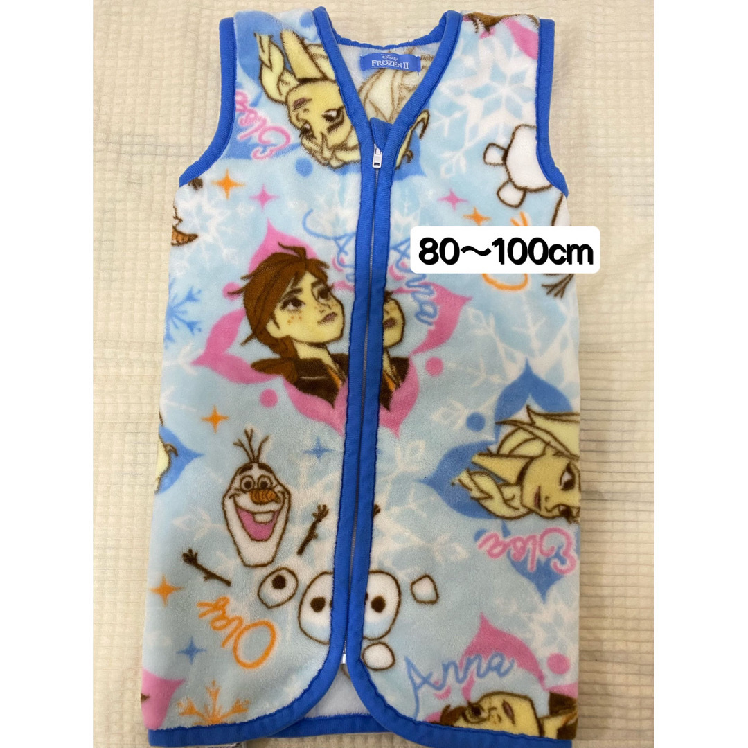 パジャマベスト　ルームベスト　キッズベスト　エルサ　パジャマ キッズ/ベビー/マタニティのキッズ服女の子用(90cm~)(パジャマ)の商品写真