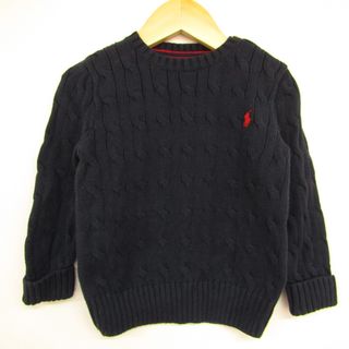 ラルフローレン(Ralph Lauren)のラルフローレン 長袖セーターケーブルニット ベビー 男の子用 24mサイズ ネイビー RALPH LAUREN(ニット/セーター)