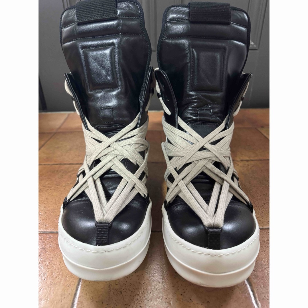 Rick Owens(リックオウエンス)の希少 rick owens mega lace geo basket スニーカー メンズの靴/シューズ(スニーカー)の商品写真