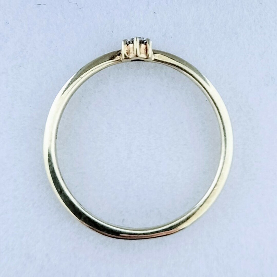 ダイヤモンド ピンキー リング K10CG 0.7g レディースのアクセサリー(リング(指輪))の商品写真