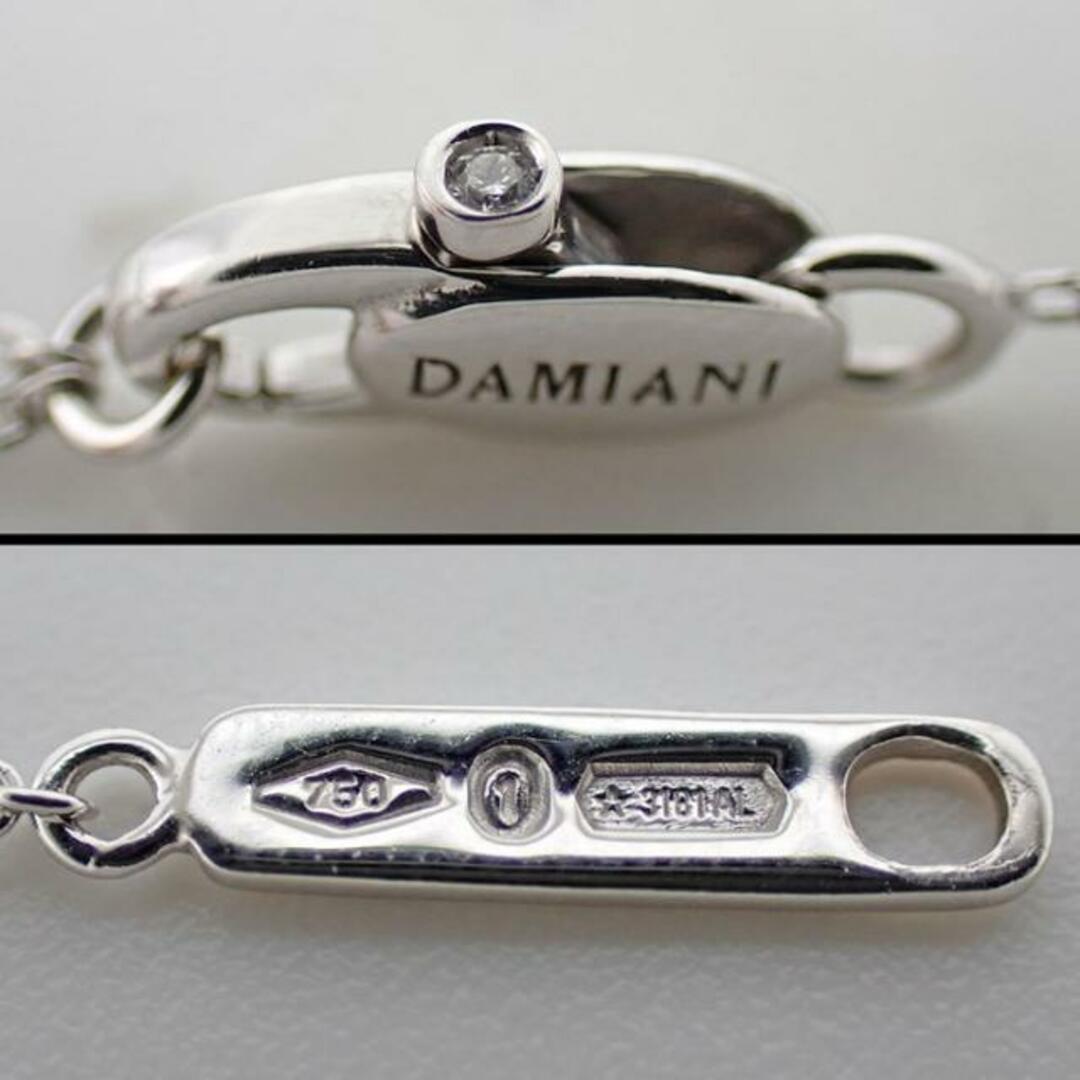 Damiani(ダミアーニ)のダミアーニ DAMIANI ネックレス ベル エポック・ロッソ ダブル クロス グラデーション パヴェ ルビー ピンク サファイア ダイヤモンド K18WG 【中古】 レディースのアクセサリー(ネックレス)の商品写真