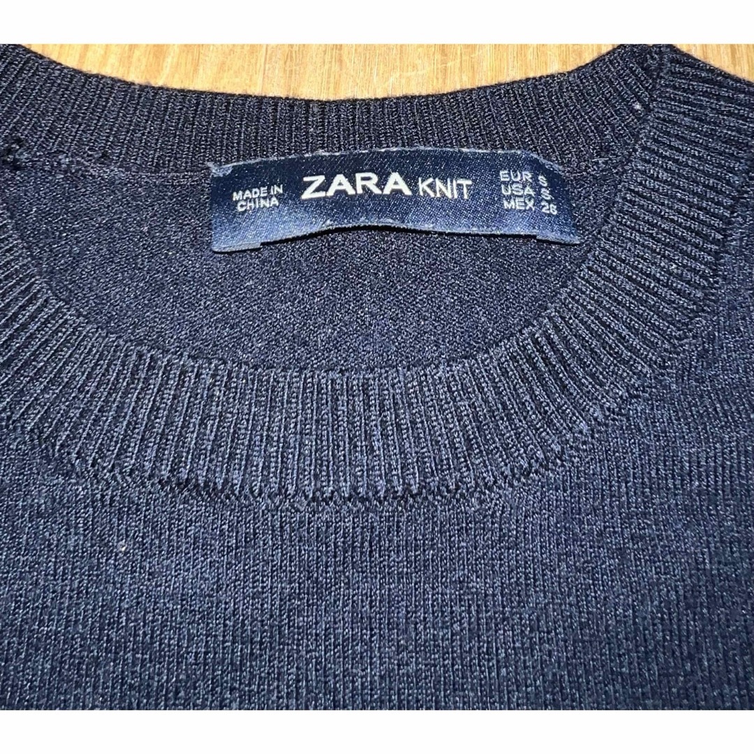 ZARA(ザラ)のZARA パールカフスニット レディースのトップス(ニット/セーター)の商品写真