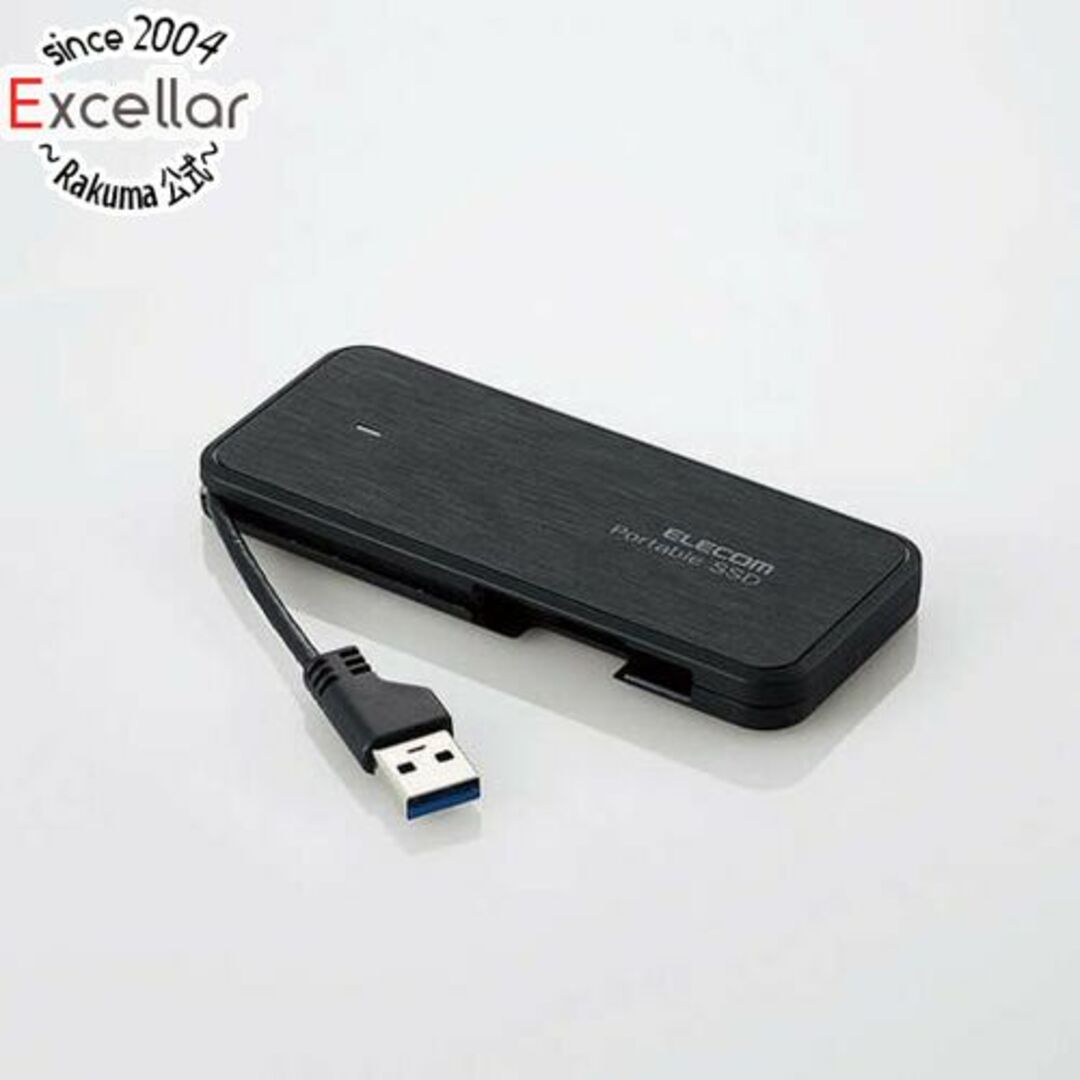 新品未開封ELECOM　外付けSSD　ESD-ECA0500GBKR　ブラック　500GB