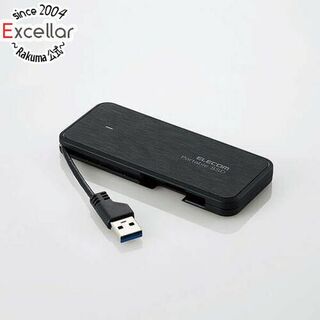 エレコム(ELECOM)のELECOM　外付けSSD　ESD-ECA0500GBKR　ブラック　500GB(PC周辺機器)