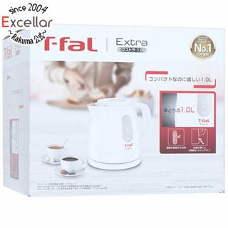 ティファール(T-fal)の【新品訳あり(箱きず・やぶれ)】 T-fal　電気ケトル エクストラ 1L　KO1711JP　ホワイト(電気ケトル)