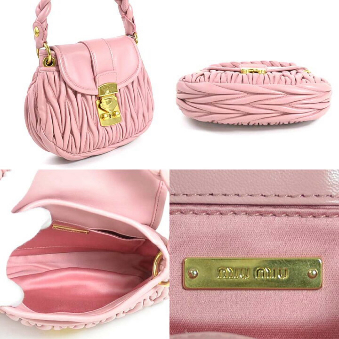 miumiu(ミュウミュウ)のミュウミュウ MIUMIU ハンドバッグ マテラッセ ROSA（ピンク） レディースのバッグ(ショルダーバッグ)の商品写真
