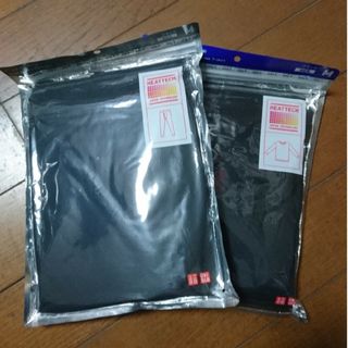 ユニクロ(UNIQLO)のユニクロ ヒートテック タイツ クルーネックT(九分袖) 2枚セット(Tシャツ/カットソー(七分/長袖))