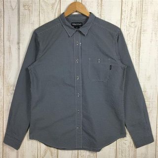 マーモット(MARMOT)のWOMENs XL  マーモット ウィメンズ プラッド ロングスリーブ シャツ W Plaid L/S Shirt MARMOT TOWRJB76 ブラック系(その他)