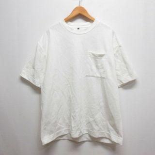 ムジルシリョウヒン(MUJI (無印良品))の無印良品 良品計画 半袖 ポケット Tシャツ L-XL 白 オーバーサイズ(Tシャツ/カットソー(半袖/袖なし))