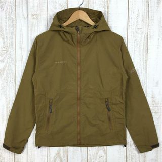 マムート(Mammut)のMENs XS  マムート マウンテン タフ パーカ Mountain Tuff Parka ウィンドシェル ジャケット フーディ パーカー MAMMUT 1010-25420 4968 Light Khaki ブラウン系(その他)