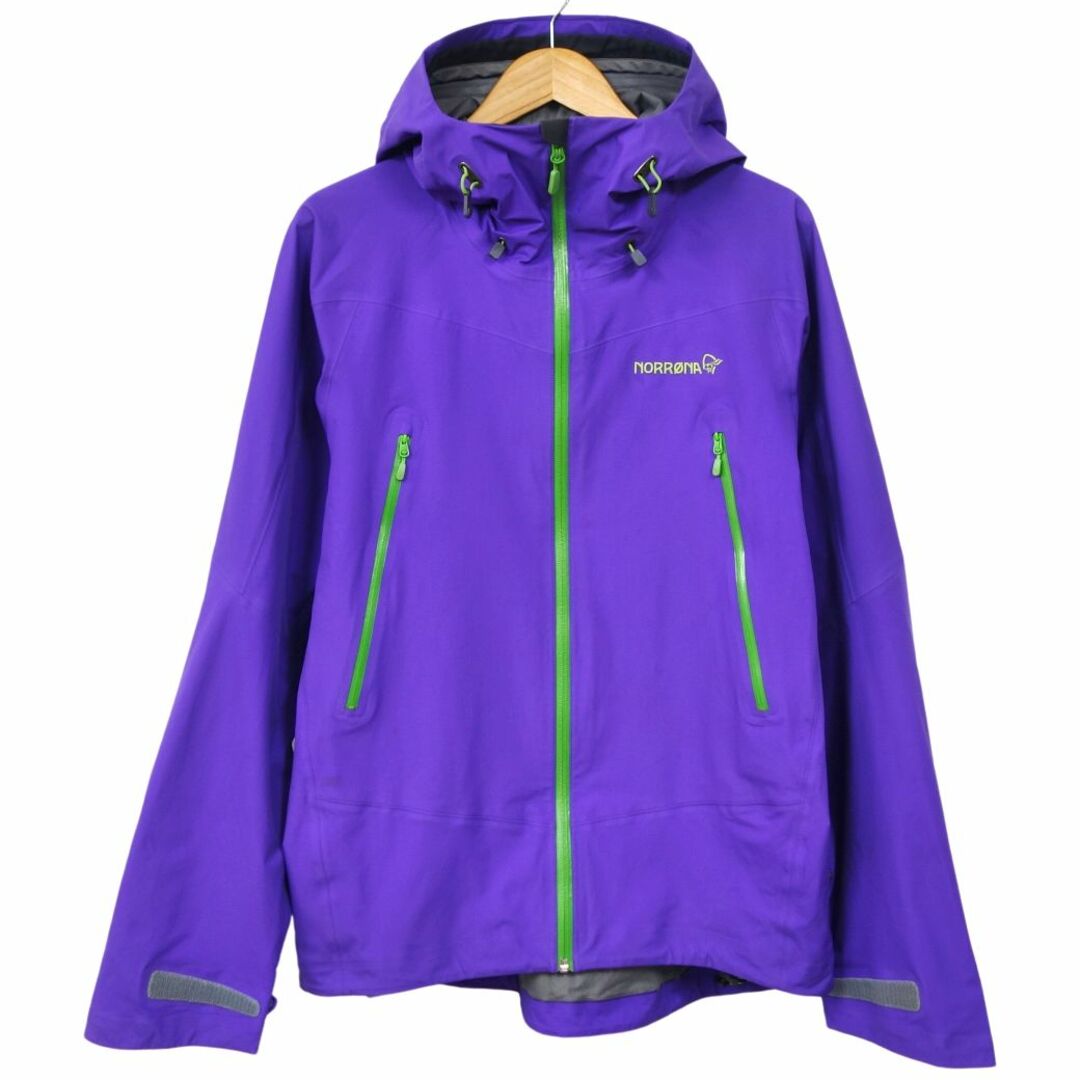 ノローナ NORRONA falketind Gore Tex Jacket メンズL パープル フォルケティン ゴアテックス ジャケット ウェア アウトドア メンズのジャケット/アウター(その他)の商品写真