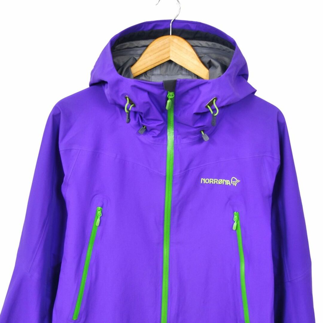 ノローナ NORRONA falketind Gore Tex Jacket メンズL パープル フォルケティン ゴアテックス ジャケット ウェア アウトドア メンズのジャケット/アウター(その他)の商品写真