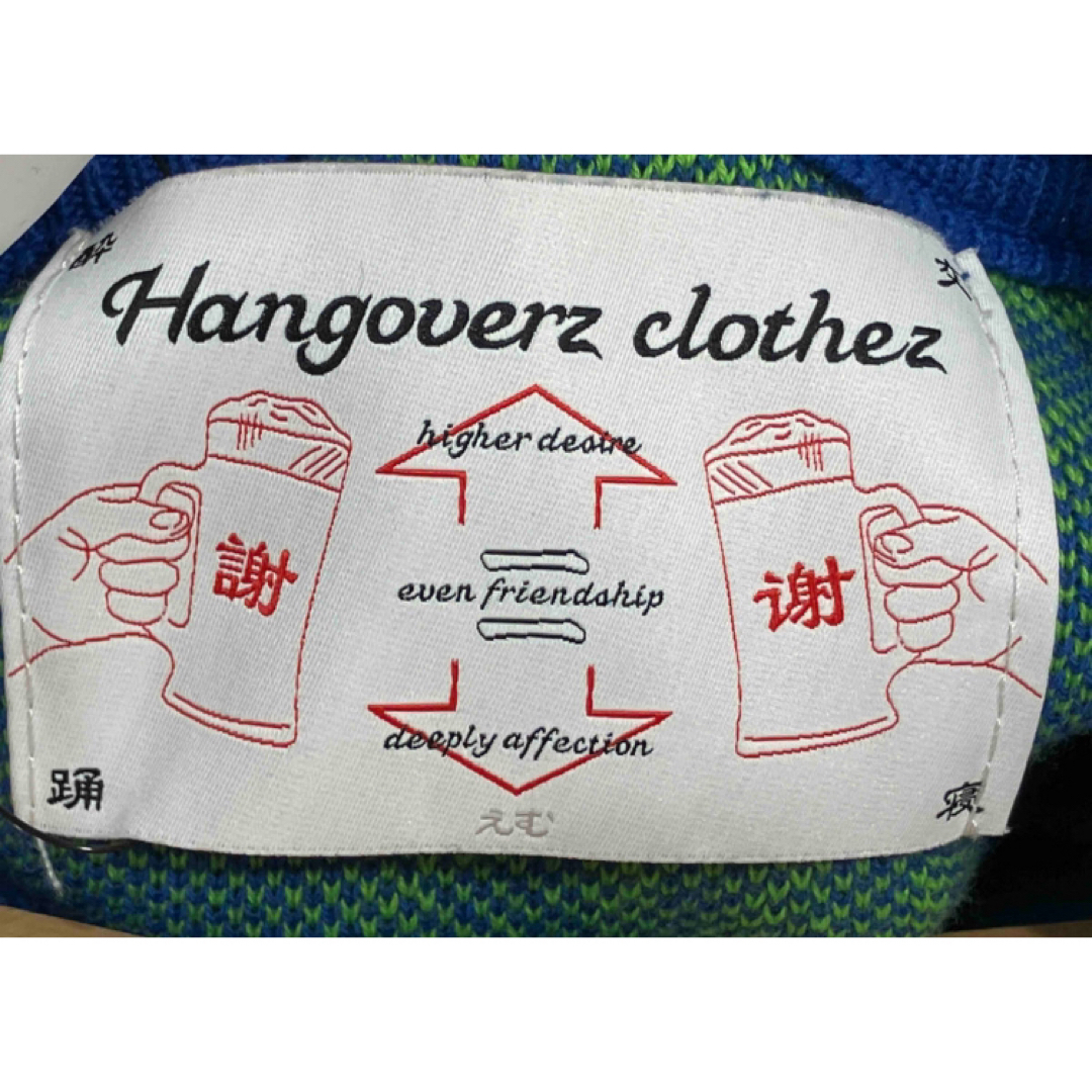 Hangoverz clothez HYBRYDS コラボ　総柄ニット セーター