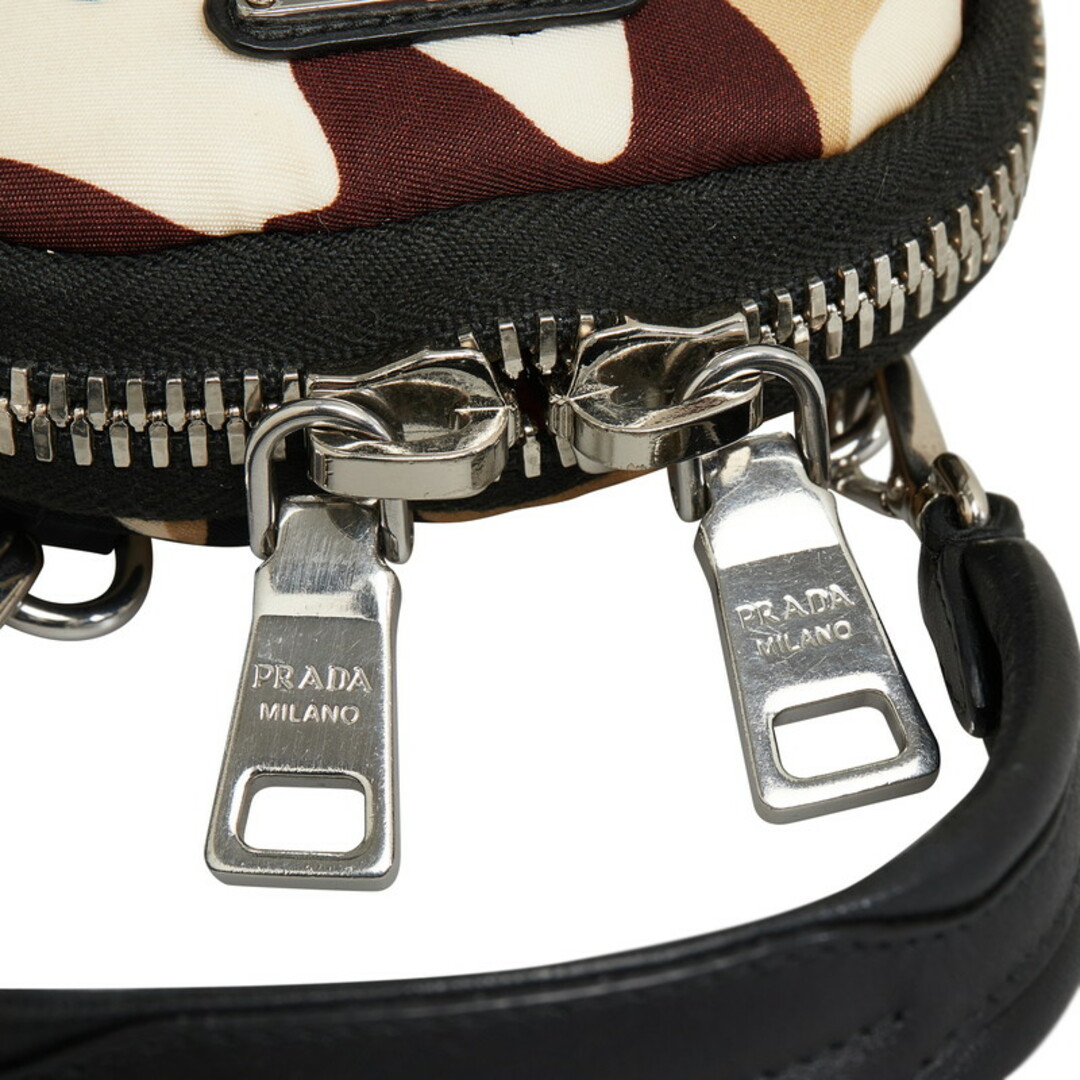 PRADA(プラダ)の美品 プラダ カモフラージュ 迷彩 ポーチ ナイロン レディース PRADA 【1-0131840】 レディースのファッション小物(ポーチ)の商品写真