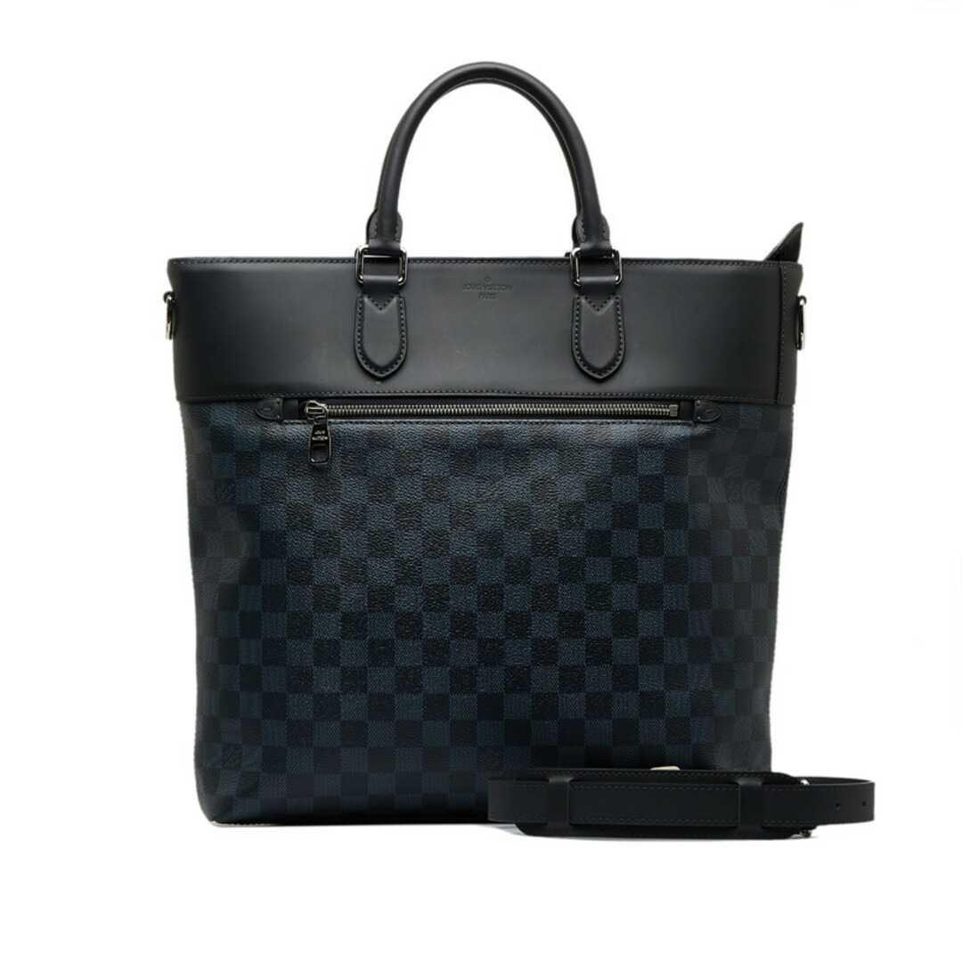 ルイ ヴィトン ダミエ コバルト ニューポート ハンドバッグ ショルダーバッグ 2WAY N41588 PVC レディース LOUIS VUITTON 【222-32178】約50cm開閉式