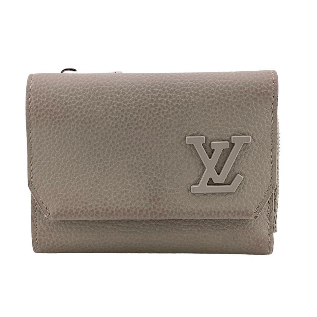 LOUIS VUITTON(ルイヴィトン)のルイヴィトン LOUIS VUITTON 三つ折り財布
 ジップ ポルトフォイユ パイロット LVエアログラム M82410 グレー レディースのファッション小物(財布)の商品写真