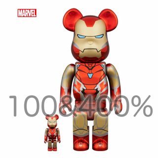 ベアブリック(BE@RBRICK)のBE@RBRICK IRON MAN MARK85 CHROME 400%(キャラクターグッズ)