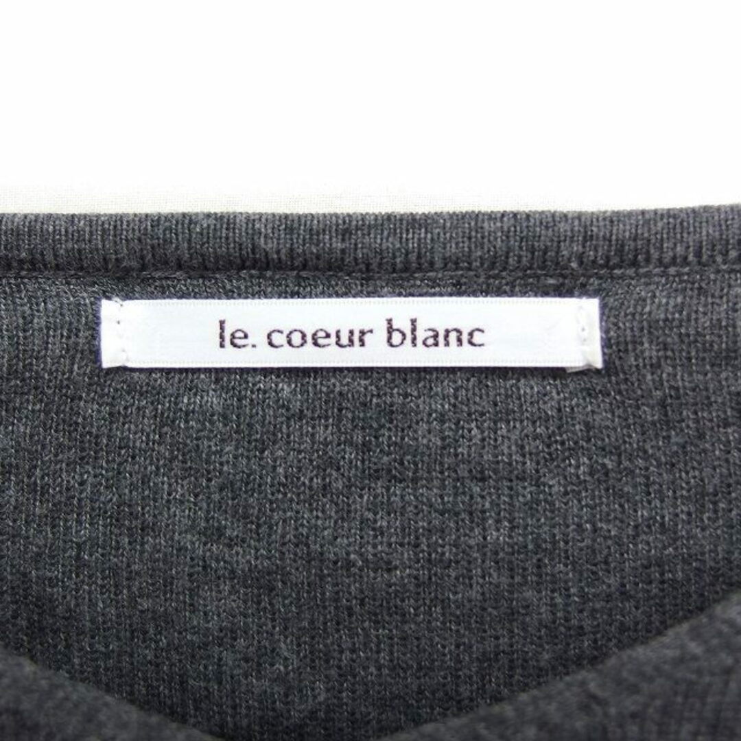 le.coeur blanc(ルクールブラン)のルクールブラン le.coeur blanc Vネック ニット セーター 長袖 レディースのトップス(ニット/セーター)の商品写真