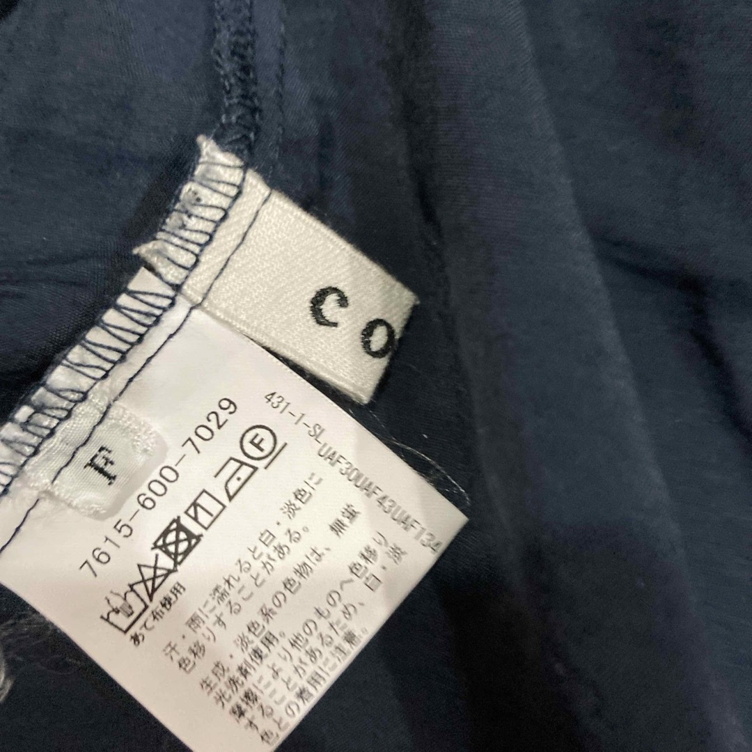coen(コーエン)のCoen    Ｖネック胸2ポケットスキッパー　Free size レディースのトップス(シャツ/ブラウス(半袖/袖なし))の商品写真