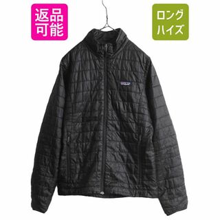 パタゴニア(patagonia)の14年製 パタゴニア ナノ パフ ジャケット レディース M / PATAGONIA 中綿 ナイロン キルティング アウトドア ブルゾン フルジップ ブラック(ブルゾン)