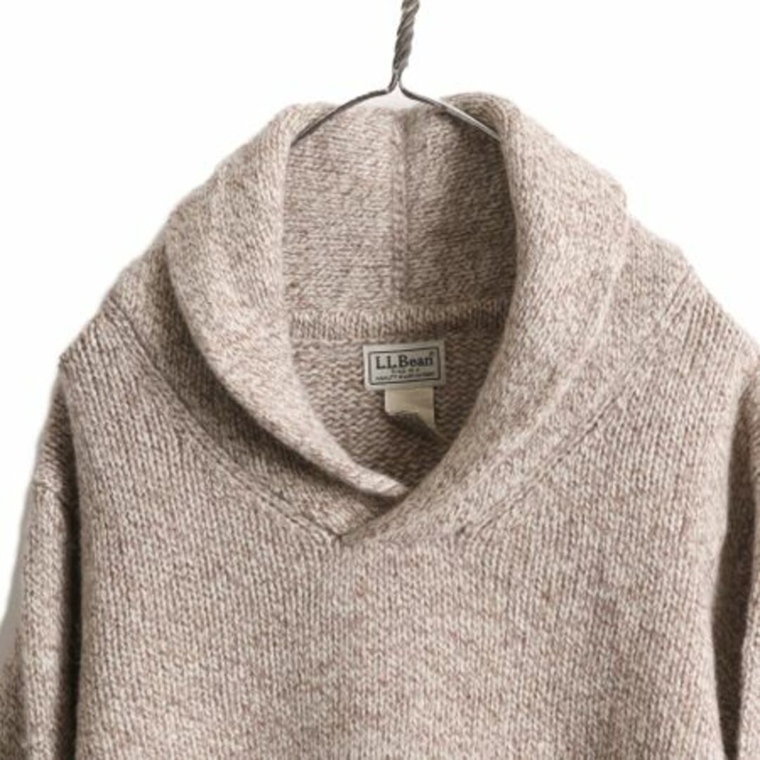 人気満点 L.L.Bean - エルエルビーン ショールカラー ラム ウール ニット 男性用