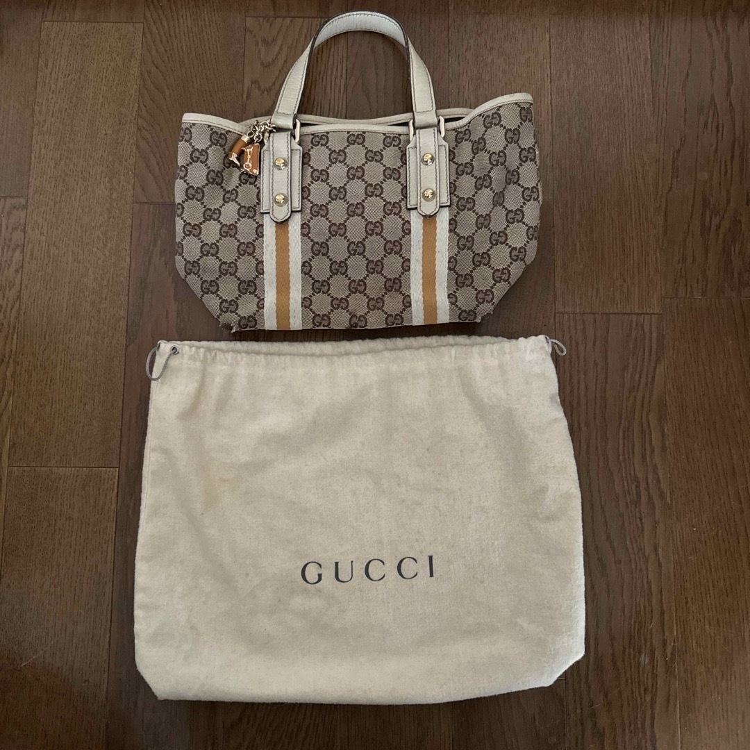 Gucci(グッチ)のGUCCI トートバッグ　ミニ　GG柄 レディースのバッグ(トートバッグ)の商品写真