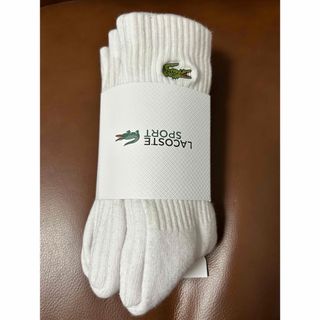 ラコステ(LACOSTE)の【新品未使用】LACOSTE ラコステ ソックス3足組 ホワイト 25-27cm(ウェア)