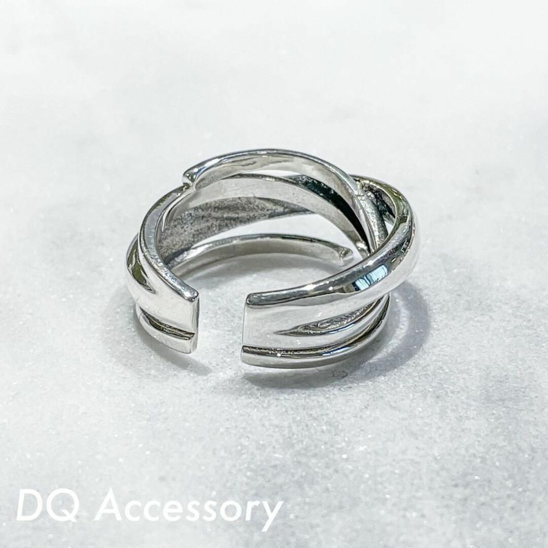Silver925 オープンリング メンズ　シルバー　銀　指輪 R-037 メンズのアクセサリー(リング(指輪))の商品写真