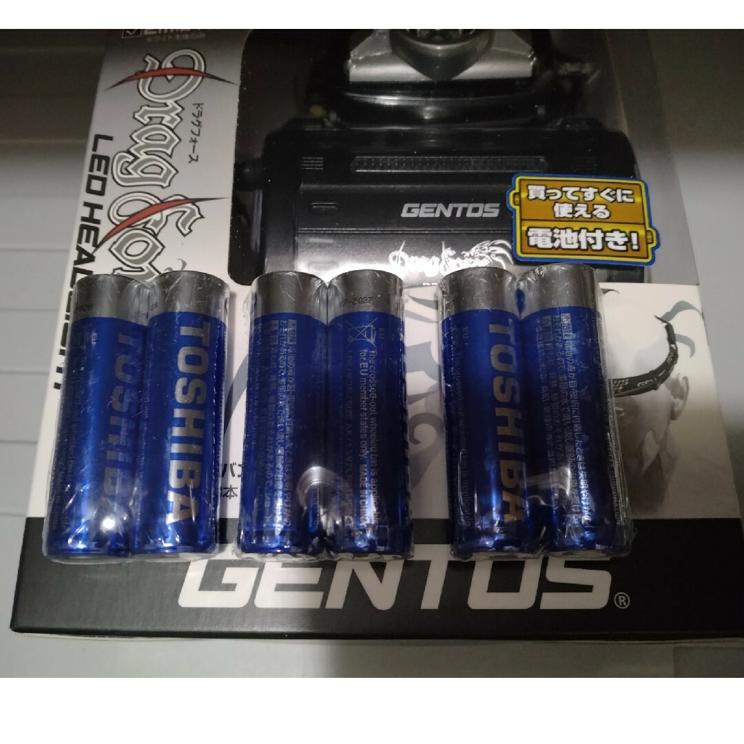 GENTOS(ジェントス)のLED ヘッドライト (電池付) スポーツ/アウトドアのアウトドア(ライト/ランタン)の商品写真