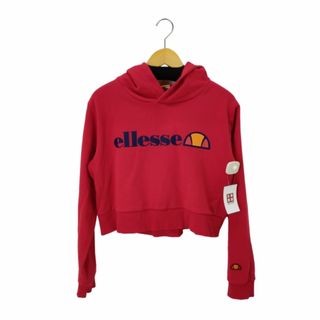 エレッセ(ellesse)のellesse(エレッセ) クロップド丈 ロゴプリントパーカー レディース(パーカー)