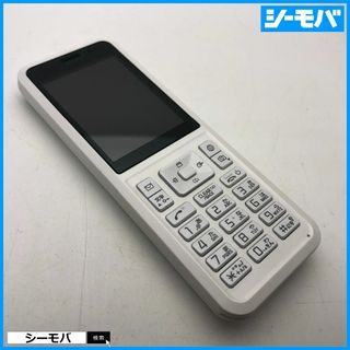 1186 SIMフリー softbank Simply B 701SI 美品 白(携帯電話本体)