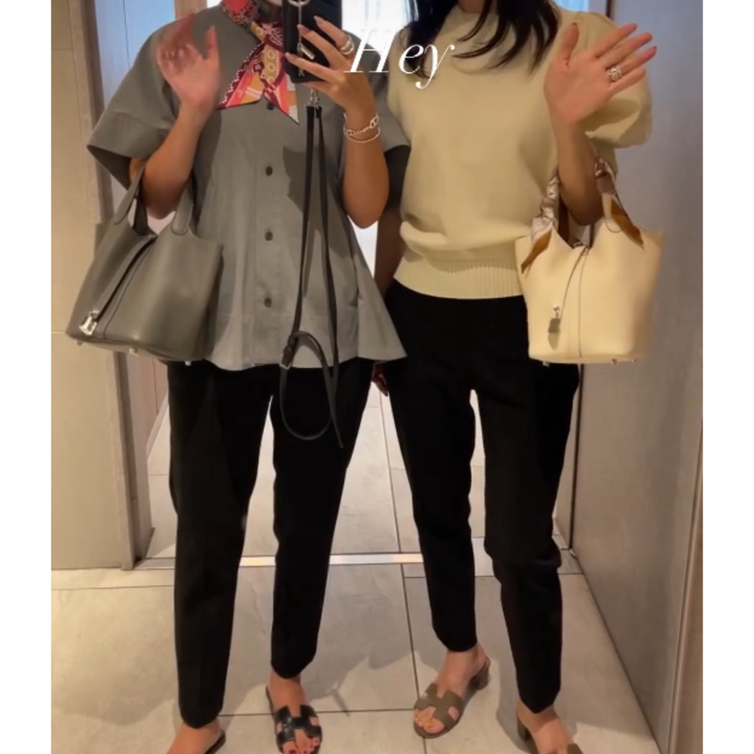 シーマリー cccmalie ペプラム 半袖ブラウス HERMES ツイリー | フリマアプリ ラクマ シーマリー cccmalie ペプラム 半袖ブラウス HERMES ツイリー | フリマアプリ ラクマ