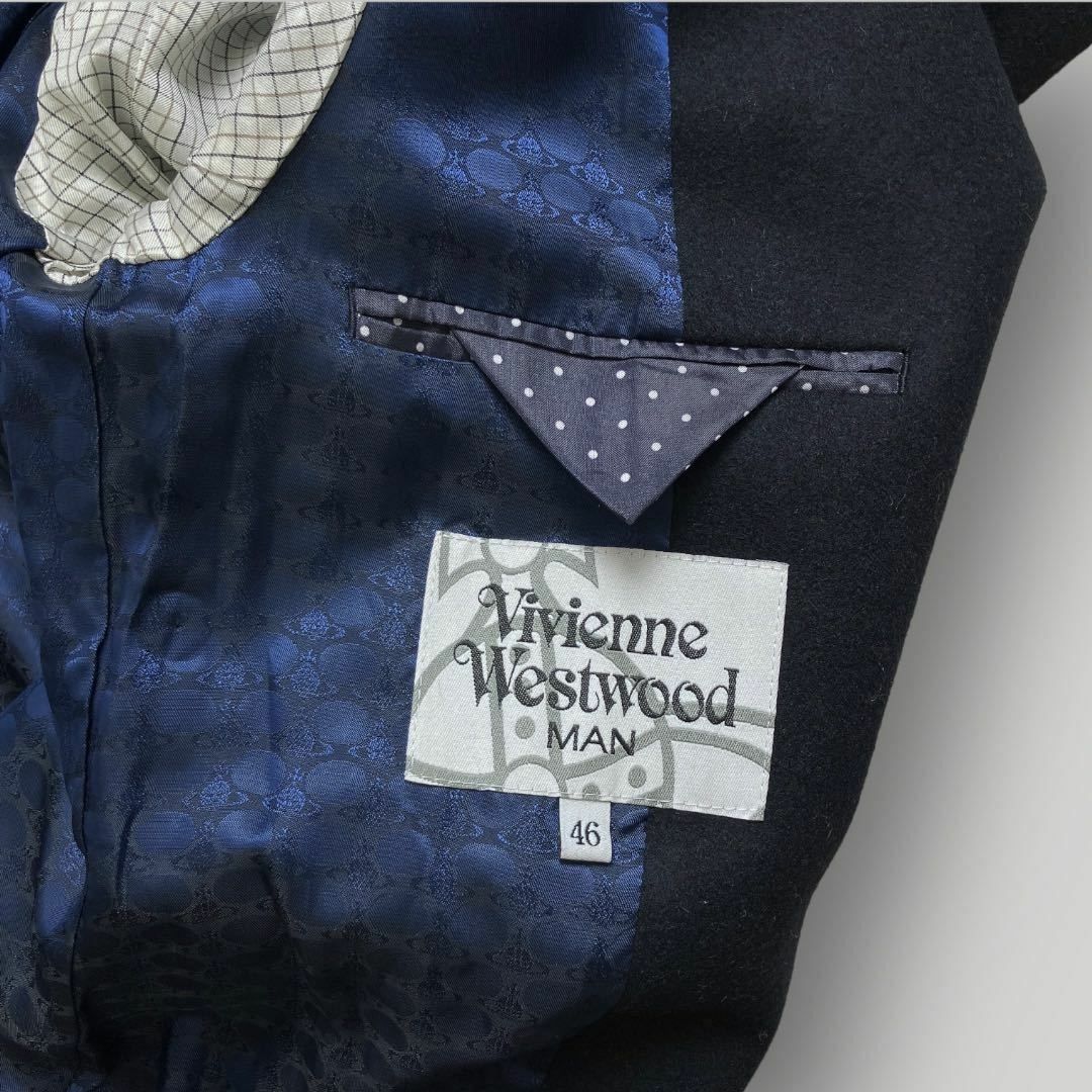 Vivienne Westwood(ヴィヴィアンウエストウッド)の[美品] ヴィヴィアンウエストウッド ヒストリカルコート カシミヤ混 変形コート メンズのジャケット/アウター(チェスターコート)の商品写真