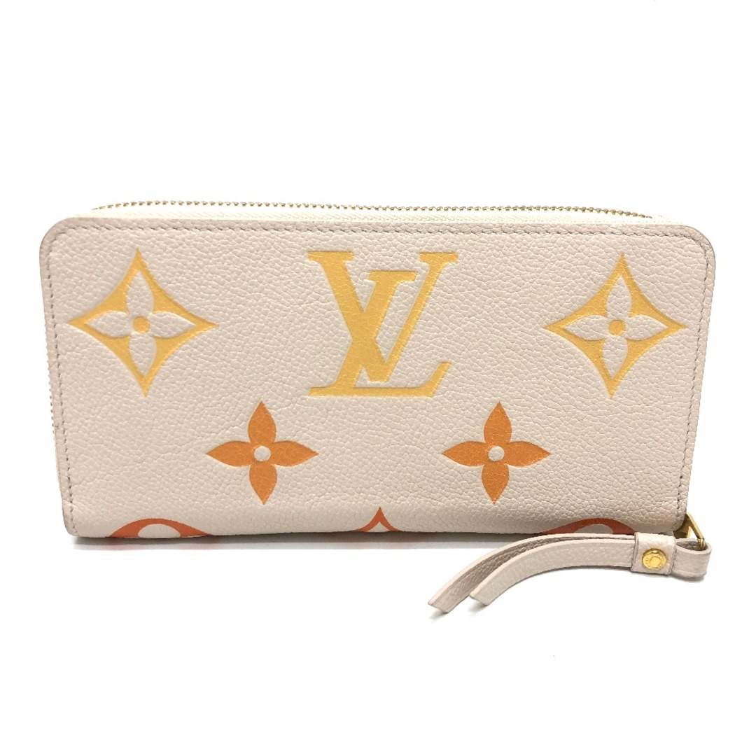 ルイヴィトン LOUIS VUITTON ジッピーウォレット M80402 モノグラムアンプラント 長財布 モノグラムアンプラントレザー ベージュ財布