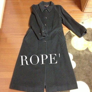 ロペ(ROPE’)のROPE♡アンゴラ混のロングコート美品(ロングコート)