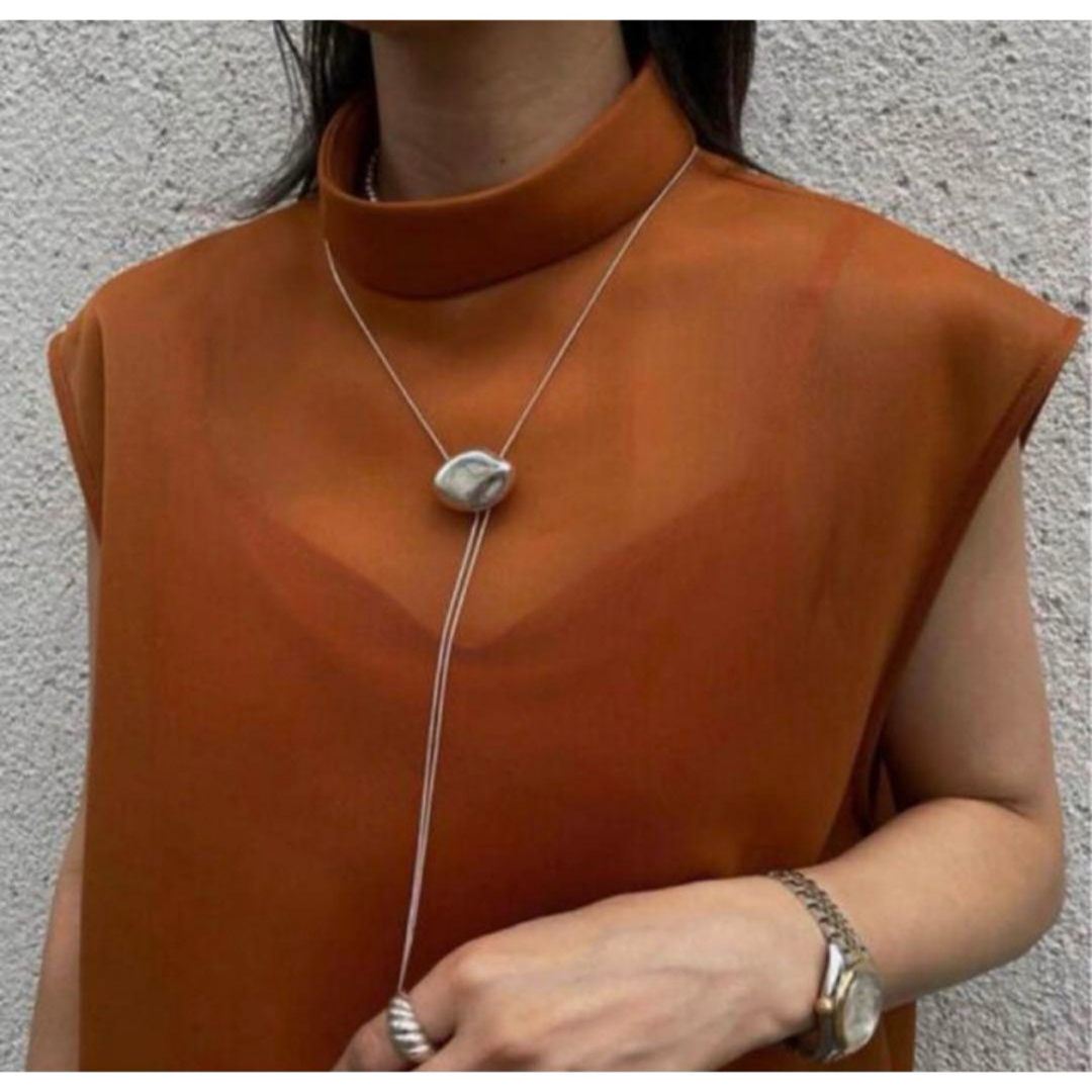 Ameri VINTAGE(アメリヴィンテージ)の完売　2WAY STONE LIKE SLIDE CHAIN NECKLACE レディースのアクセサリー(ネックレス)の商品写真