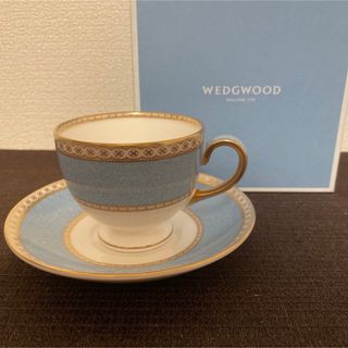 ウェッジウッド(WEDGWOOD)のウェッジウッド　ユーランダー　パウダーペールブルー　リー　カップ&ソーサー(グラス/カップ)