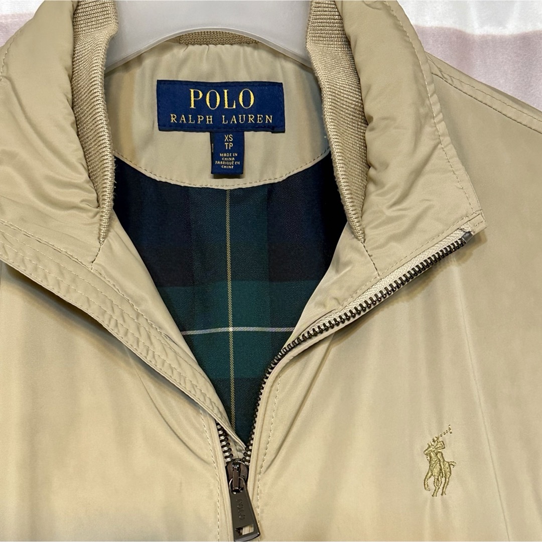 POLO RALPH LAUREN(ポロラルフローレン)のポロラルフローレン ブラックウォッチ スイングトップ ブルゾン ベージュ 袋付き メンズのジャケット/アウター(ブルゾン)の商品写真