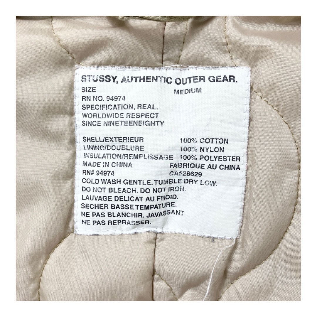 STUSSY - 00s OLD STUSSY オールドステューシー パデッドモッズ STUSSY - 00s OLD STUSSY オールドステューシー パデッドモッズ