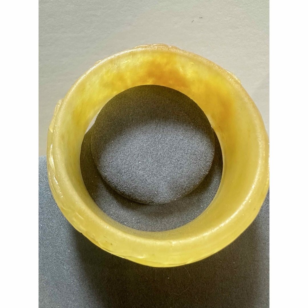 凤穿牡丹 黄龍玉バングル ブレスレット/バングル 凤穿牡丹 黄龍玉バングル ブレスレット/バングル