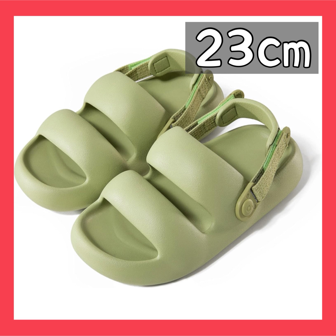 EVA厚底サンダル レディース 可愛いマシュマロサンダル ファッション レディースの靴/シューズ(サンダル)の商品写真