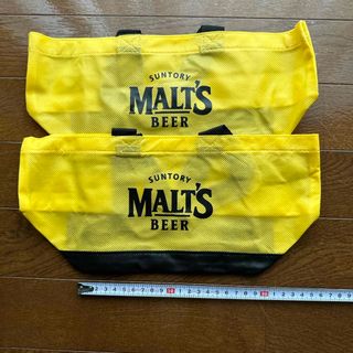 サントリー(サントリー)のSUNTORY MALT'S BEER 不織布トートバッグ２つ新品未使用です(エコバッグ)