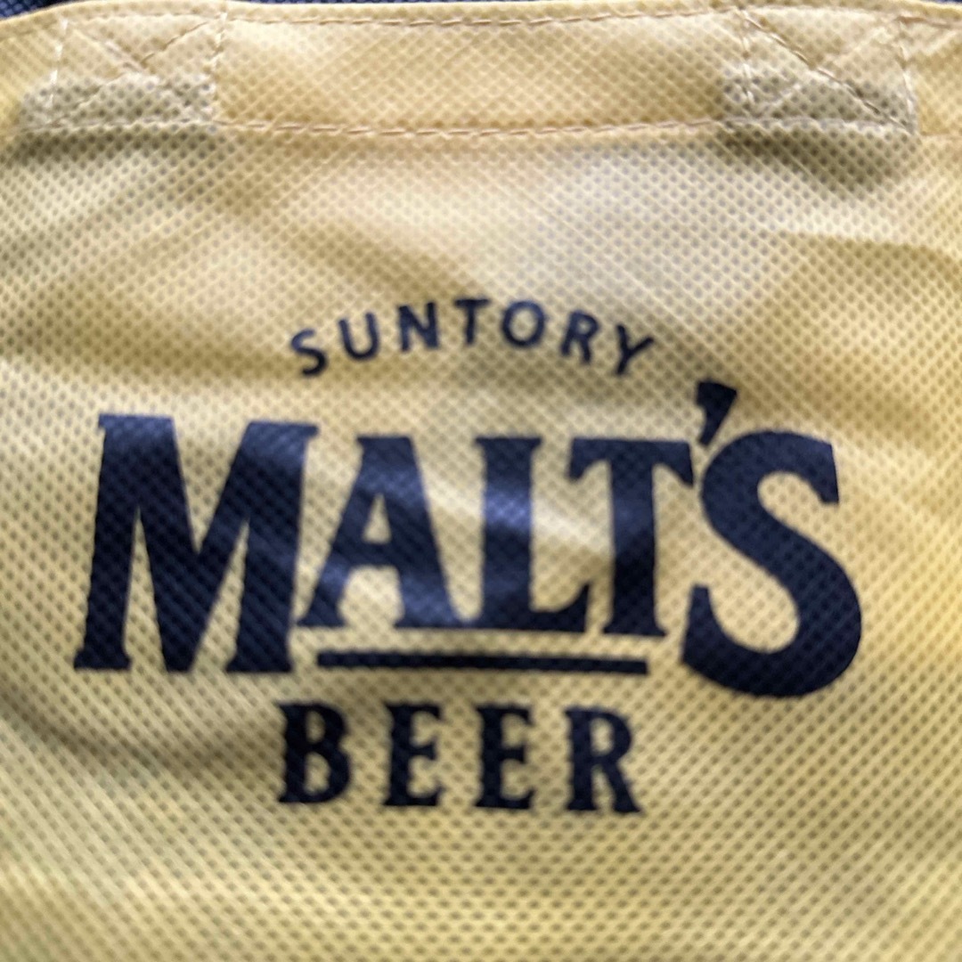 サントリー(サントリー)のSUNTORY MALT'S BEER不織布トートバッグ新品未使用3つです  レディースのバッグ(トートバッグ)の商品写真