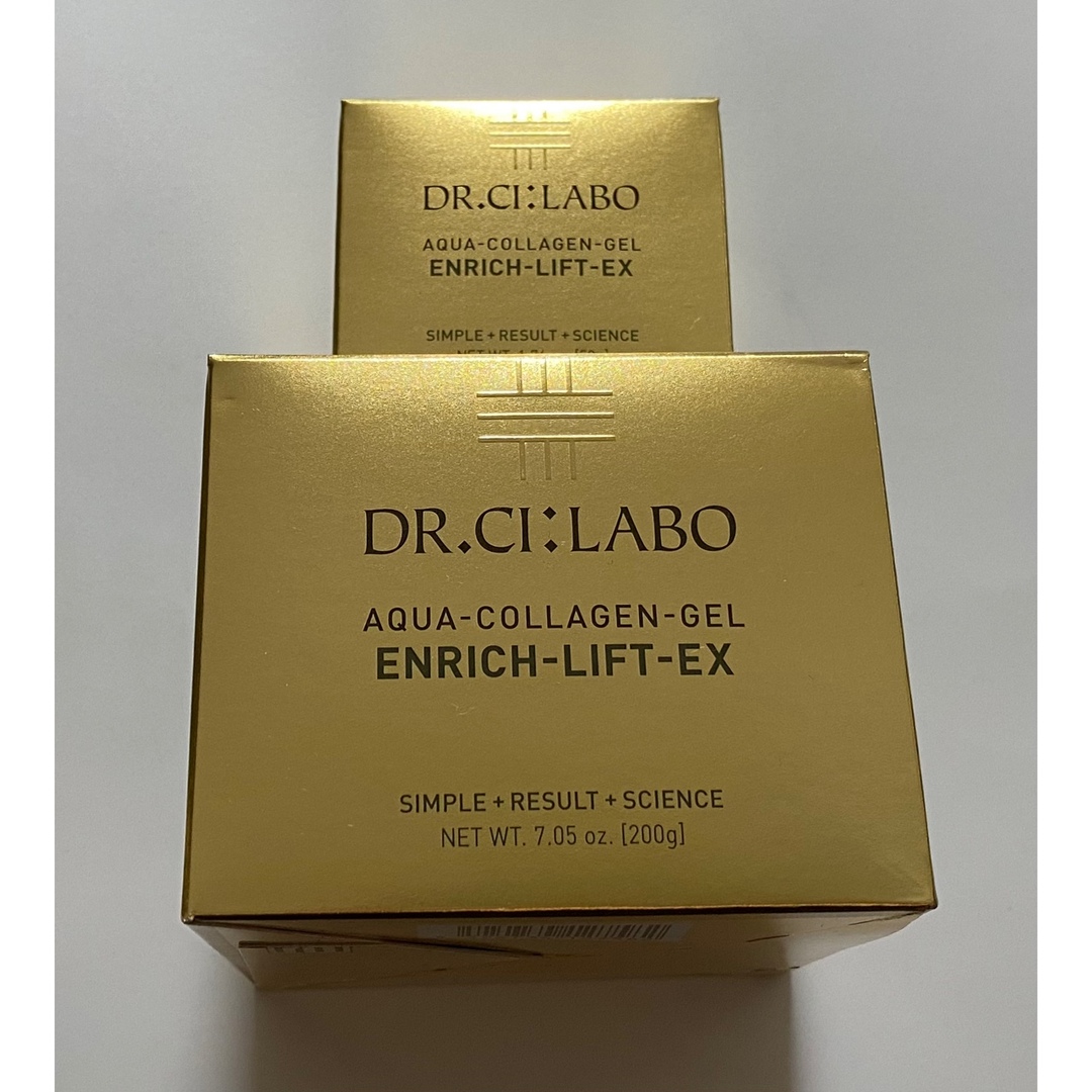 Dr.Ci Labo(ドクターシーラボ)の新品 アクアコラーゲンゲルエンリッチリフトEX 200g 50g リニューアル コスメ/美容のスキンケア/基礎化粧品(オールインワン化粧品)の商品写真