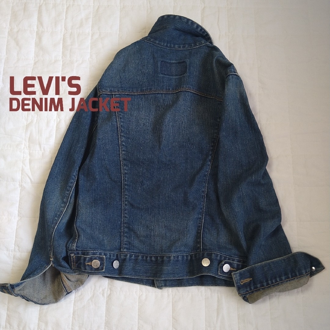 Levi's(リーバイス)のリーバイス LEVI'S ヴィンテージ色落ちデニムジャケット 美品 レディースのジャケット/アウター(Gジャン/デニムジャケット)の商品写真