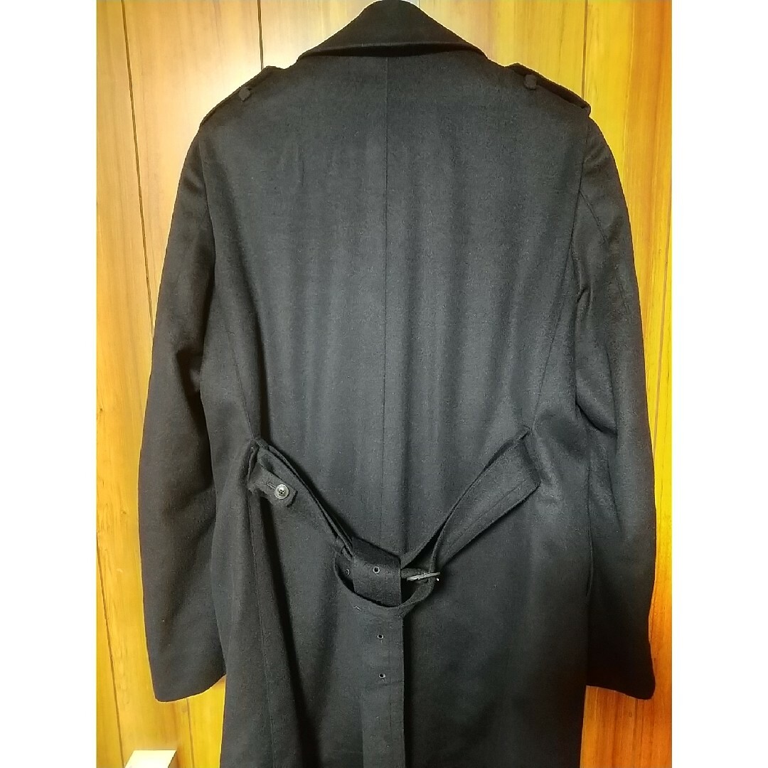 トゥモローランド ウールカシミヤコート 紺色 46 メンズのジャケット/アウター(トレンチコート)の商品写真