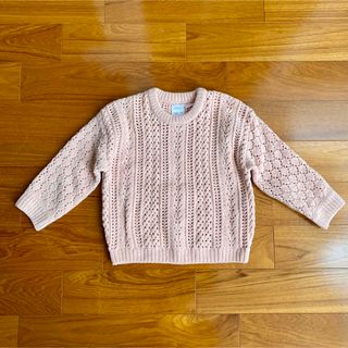 ザラキッズ(ZARA KIDS)のザラベイビー　コーラルピンクニット　110(ニット)