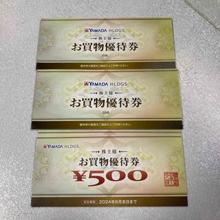 ヤマダホールディングス 株主優待 11000円分(ショッピング)