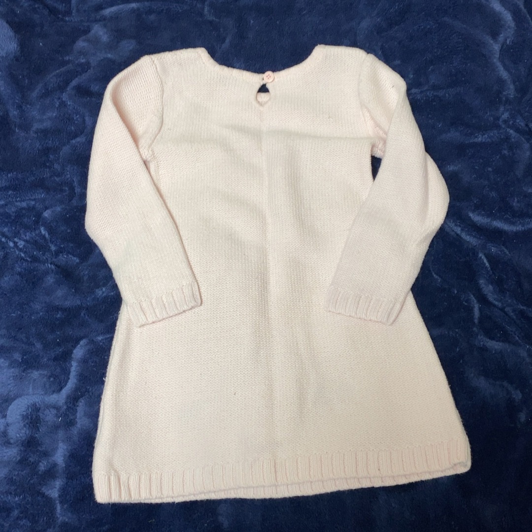 【キッザらス】ニットワンピース キッズ/ベビー/マタニティのキッズ服女の子用(90cm~)(ワンピース)の商品写真